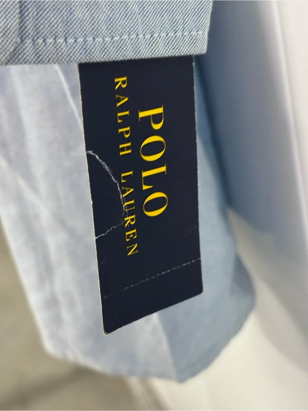 Ralph Lauren Girls Oxford Shirt Dress Size 16 Blue White Striped Belted NWT